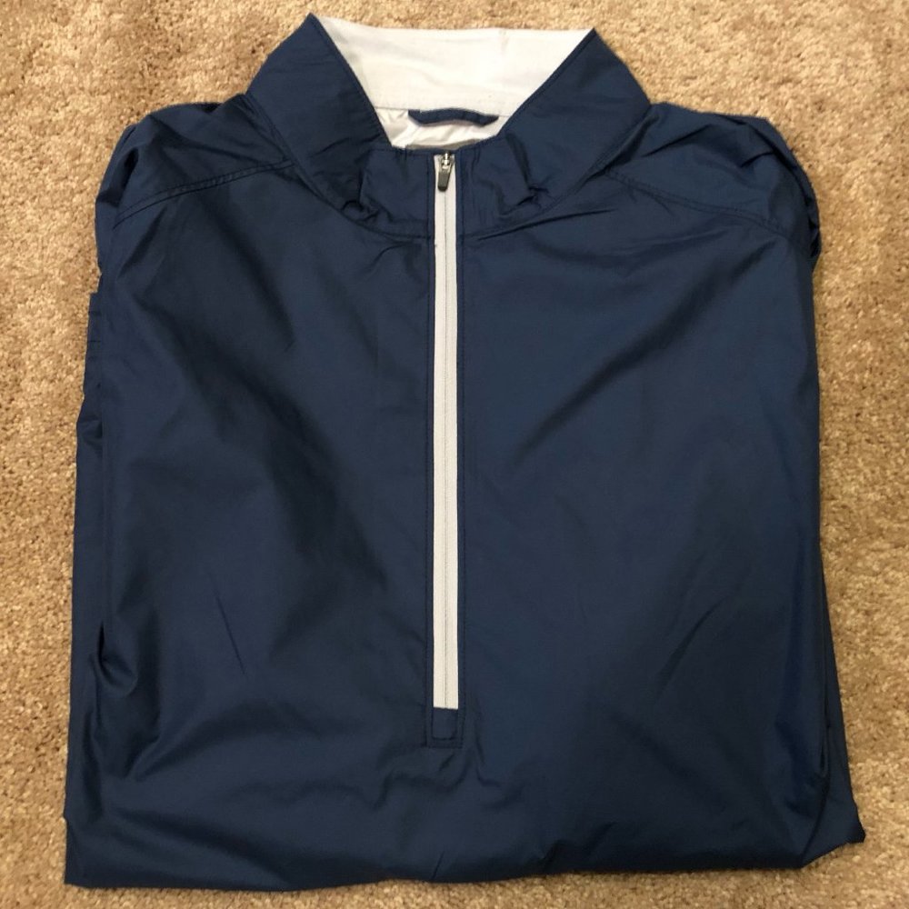 NWT Peter Millar Lightweight Golf Windbreaker 1/4 Zip Pullover Size XL